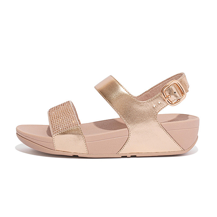 Fitflop Womens Lulu Back Strap Sandals |EK1-323| Gold – MIXNYCSHOP