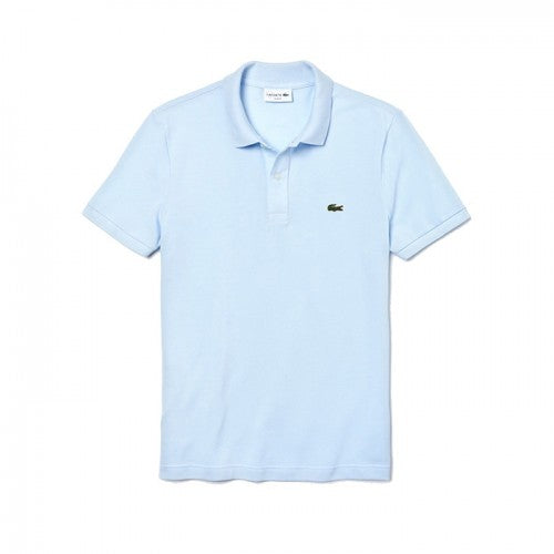 Lacoste Men Short Sleeve Slim Fit Pique Polo Shirt |PH4012| Rill Light Blue T01