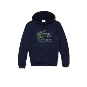 Lacoste Men Graphic Croc Molleton Sweatshirt |SH6342| Marine 166