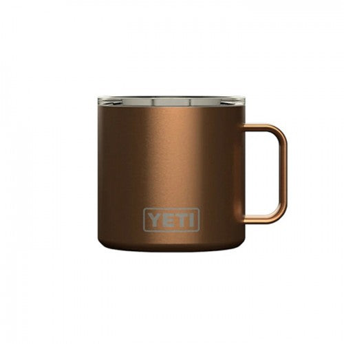 Yeti Rambler Coffee Mug 14oz Wooden Barrel