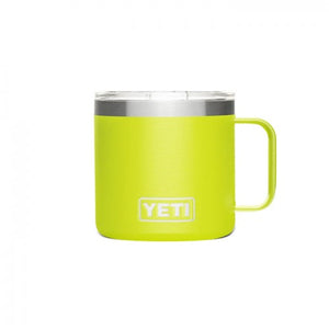 YETI Rambler 14 oz Stackable Mug, Vacuum Insulated, Stainless Steel with  MagSlider Lid, White