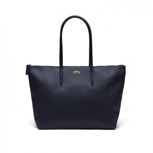 Lacoste Women L 12 12 Concept Large Horizontal Tote Bag |NF1888PO| Shadow Blue 141