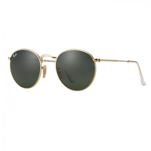 Ray Ban Round Metal Gold Green Classic G 15 |RB3447-001-53|