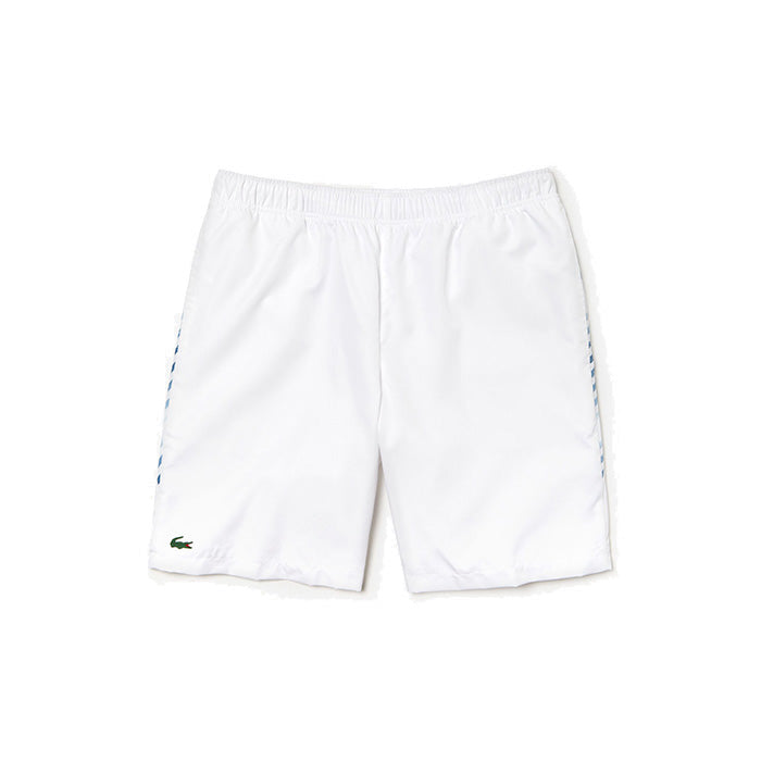 Lacoste Men Paneled Tennis Shorts |GH3562| Blanc Neottia 96X