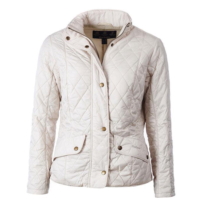 Barbour Women Flyweight Cavalry Quilted Jacket |LQU0228ST31| Pearl Rustic ST31