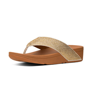 Fitflop Ritzy Toe Post Sandals M57 562 Gold Mix MIXNYCSHOP