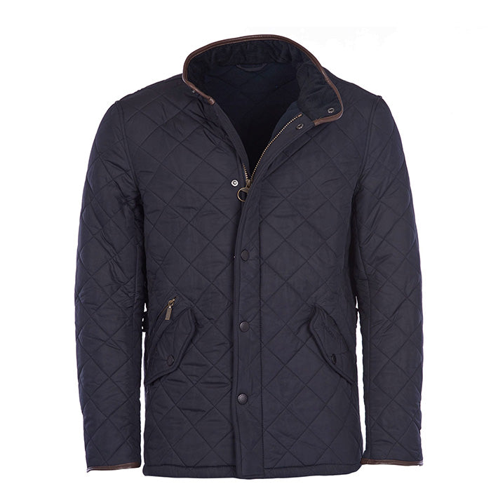 Barbour Men Powell Quilted Jacket |MQU0281NY71| Navy NY71