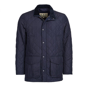 Barbour Men Devon Quilted Jacket |MQU0883NY72| Navy NY72