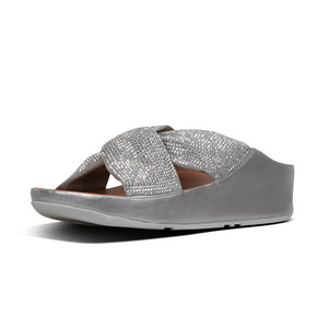 Fitflop Twiss Crystal Slide R44 011 Silver MIXNYCSHOP