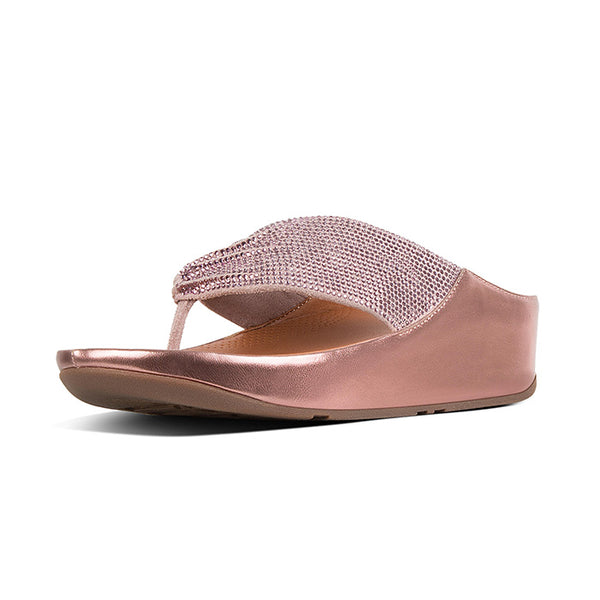 Fitflop Twiss Crystal Toe Post R49 673 Oyster Pink MIXNYCSHOP