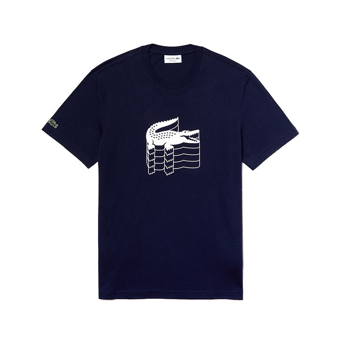 Lacoste Men S Tee Shirts |TH4235| Marine 166