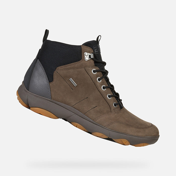 Geox Men Ankle Boots Nebula 4X4Abx |U942VA00032| Dark Coffee C6024
