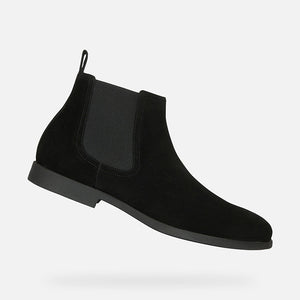 Geox Men Ankle Boots Kaspar |U948HC00022| Suede Black C9999